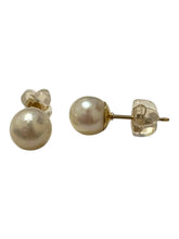 Japanese akoya pearl studs, 14KGF, SKU#Jakoya1