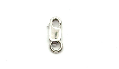 14K white gold 3.83mm lobster claw, SKU#12-17-432/R