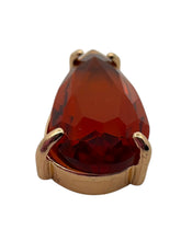Champagne tear drop crystal charm, SKU#M2152champagne