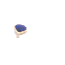 Dark blue shape crystal charm, SKU#M2161Dblue