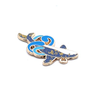 Whale Charm, Gold Plated, Sku#M3191