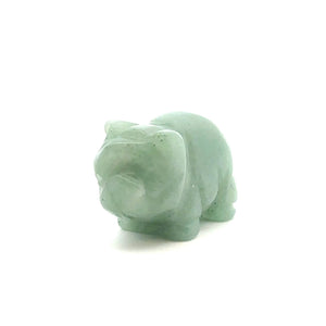 Aventurine pig shaped stone SKU#M2681