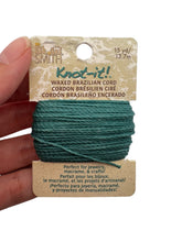 Waxed Brazilian Cord.