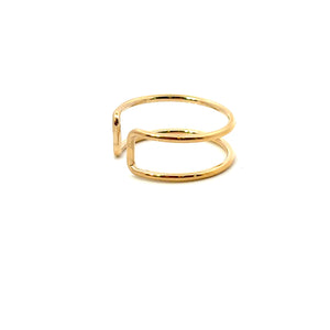 14KGF (Size8)Double Ring, SKU#405162R8