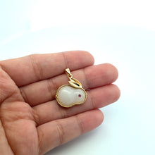Rabbit Pendant, Bunny Pendant, Gold Plated, M4410
