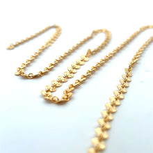 4mm Round Bar Starburst Disc Chain, 14k Gold Filled, Per Foot, SM957SB