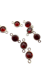 3mm, sterling silver , 3A, Cubic Zicronia Bezel Connector 
SKU#5030CM7