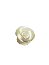 White Rose Mother of Pearl Flower, SKU#M4508