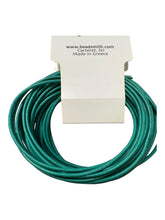 Aqua Greek Leather Cord 1.5MM