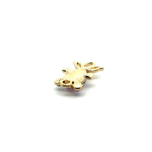 Blue and purple fish charm