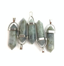 Silver Plated Labradorite Pendant Sku#M1437