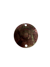 Round flower mother of pearl, carved, SKU#M3001