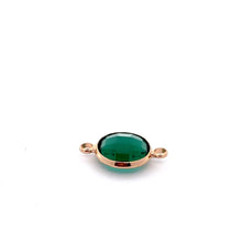 Emerald Green triangle shape crystal charm,SKU#M2148emerald