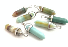 Amazonite Silver Plated Pendant Sku#M1434