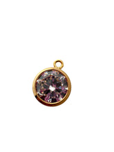 6mm, Gold filled , 3A, Cubic Zicronia Bezel 
SKU#4000059SD4