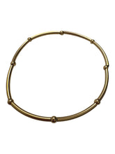14KGF 6.75” stretchy tube beaded bracelet, SKU#4014838675L