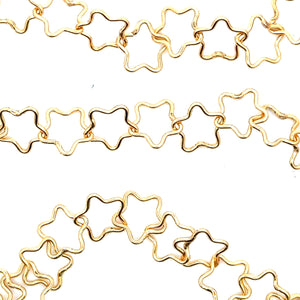 14KGF 7.99mm unique star chain, SKU#SM1419