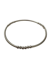 Sterling Silver stretchy tube bead bracelet, SKU#5014833675L