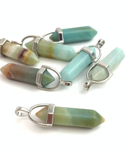 Amazonite Silver Plated Pendant Sku#M1434