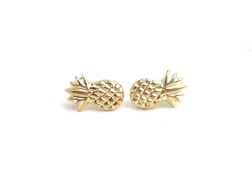 14kGF Pineapple Studs Sku#1161-4