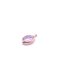 Pink Diamond shape charm, SKU#M21456pink