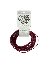 Dark Rose Greek Leather Cord 1.5MM