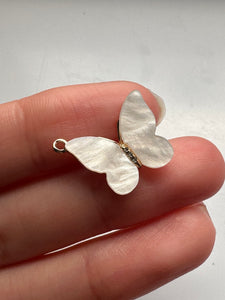 Mother of pearl butterfly charm, SKU#M3109