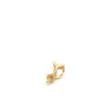 Gold plated mermaid tail nail with add on peg, SKU#M3733G