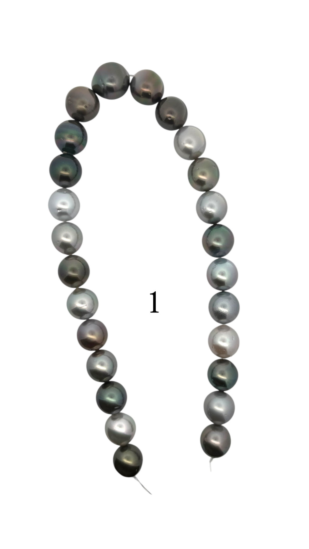 100% Natural Tahitian pearl strands, AAA, 15-17mm. SKU#THP123