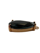 Light black tear drop crystal charm, SKU#M2152Lblack