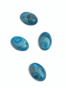 Blue Agate Oval Cabochon Sku#M1916