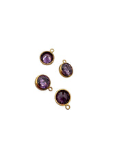 6mm, Gold filled , 3A, Cubic Zicronia Bezel 
SKU#4000059SDM6