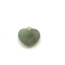 Jade heart shaped pendant #M2211