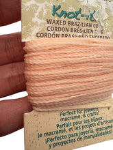 Waxed Brazilian Cord.