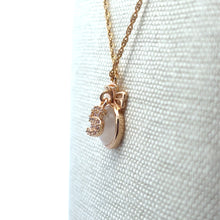 Money Sign Crown Charm, Gold Plated