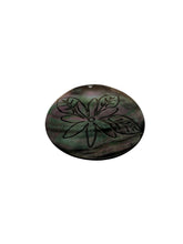 Round carved flower mother of pearl, SKU#M4050