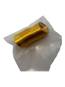 Memory wire gold plated