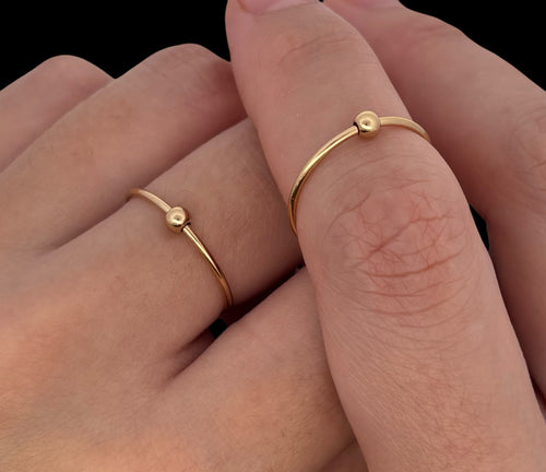 14KGF Spinner ring (Size5) SKU#405301R5