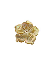 Yellow flower mother of pearl, SKU#M4606