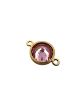 3mm, Gold filled , 3A, Cubic Zicronia Bezel Connector 
SKU#4030CM10
