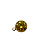 6mm, Gold filled , 3A, Cubic Zicronia Bezel 
SKU#400059SDM8