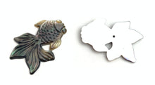 Mother of Pearl Fish Charm Sku#M130