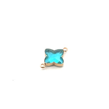Gold star charm SKU#3103aquablue