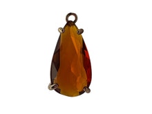 Champagne tear drop crystal charm, SKU#M2152champagne