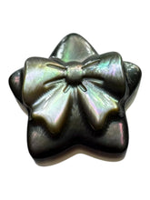 Tiny star shape Mother Of Pearl with a Bow, SKU#M4408