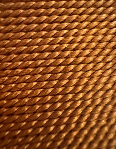 Beaded cord, Natural Silk, 0,90mm, cornelian, SKU#01161”