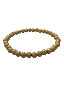 14KGF 7.0” stardust beaded stretchy bracelet, SKU#4014750SE70L