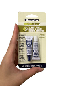 Beadfix Adhesive 2-part Epoxy 6 G, SKU#215A-100