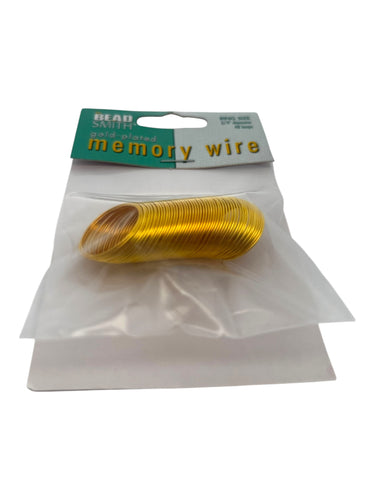 Memory wire gold plated