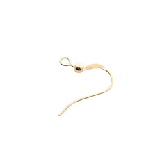 Ear Wire Flat with bead, SKU#4006409